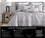 Grey Geometric 7-Piece Comforter Set - alternate product view 2