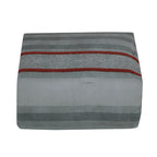 Grey Striped 7-Piece Comforter Set - comforter detail