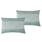 Sage Green Lace Floral 7-Piece Comforter Set - pillow sham detail