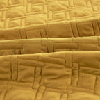 Mustard & Grey 3-Piece Bedspread Set - alternate product view 4