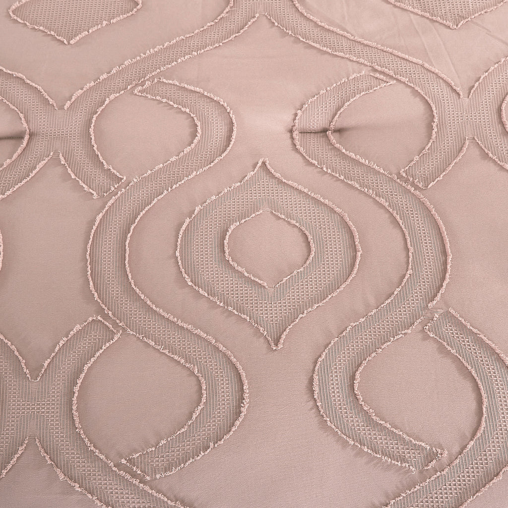 Blush Clip Jacquard 7-Piece Comforter Set - alternate product view 10