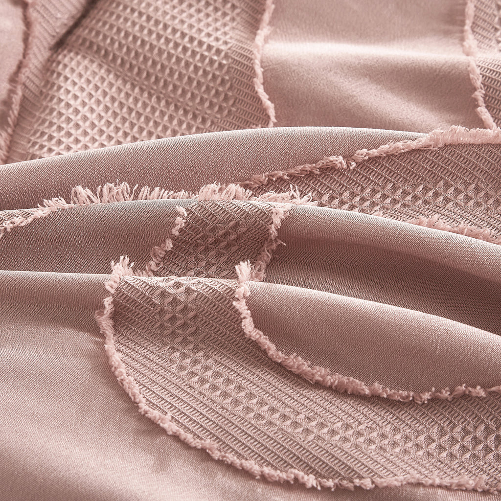 Blush Clip Jacquard 7-Piece Comforter Set - alternate product view 11