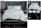 Light Sage Jacquard 7-Piece Comforter Set - alternate product view 4
