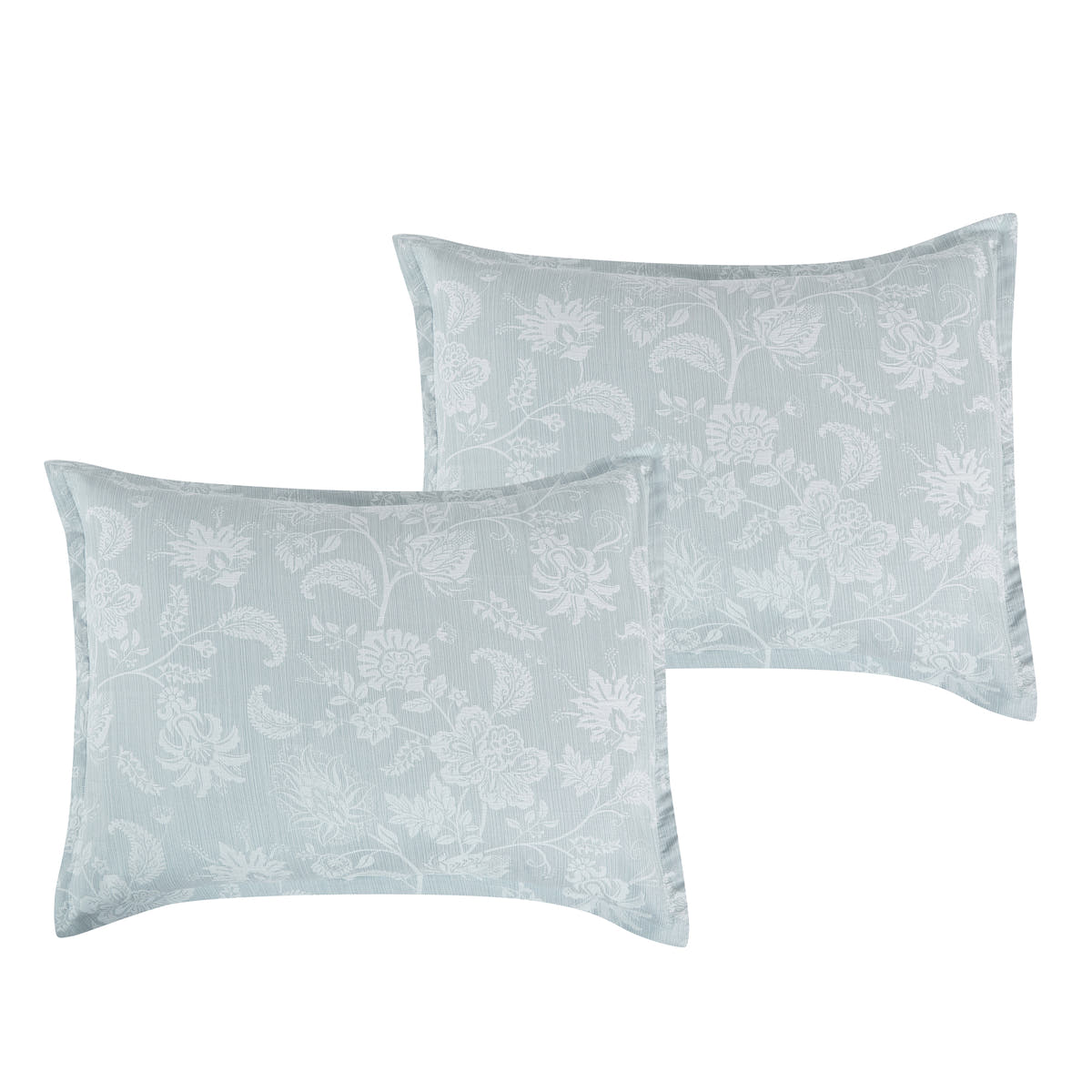 Light Sage Jacquard 7-Piece Comforter Set - pillow sham detail