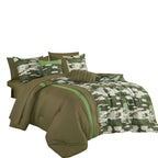 Olive Camouflage 9-Piece Comforter & Sheet Set - alternate product view 4