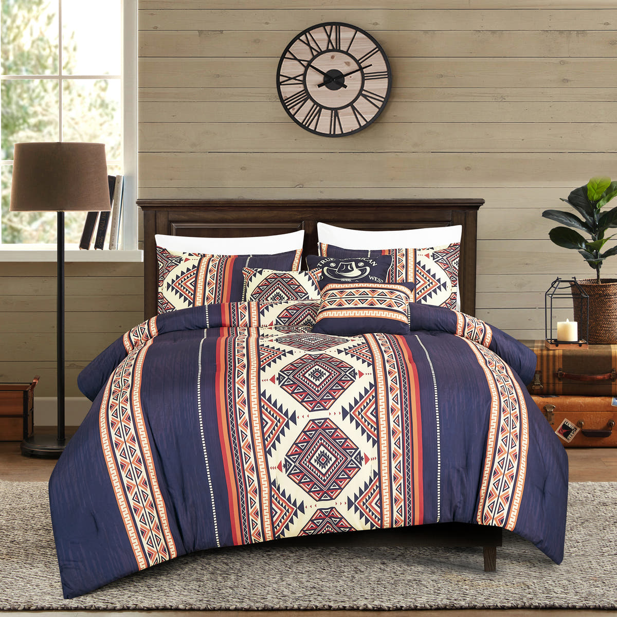 Navy Southwestern 6-Piece Comforter Set detail 4