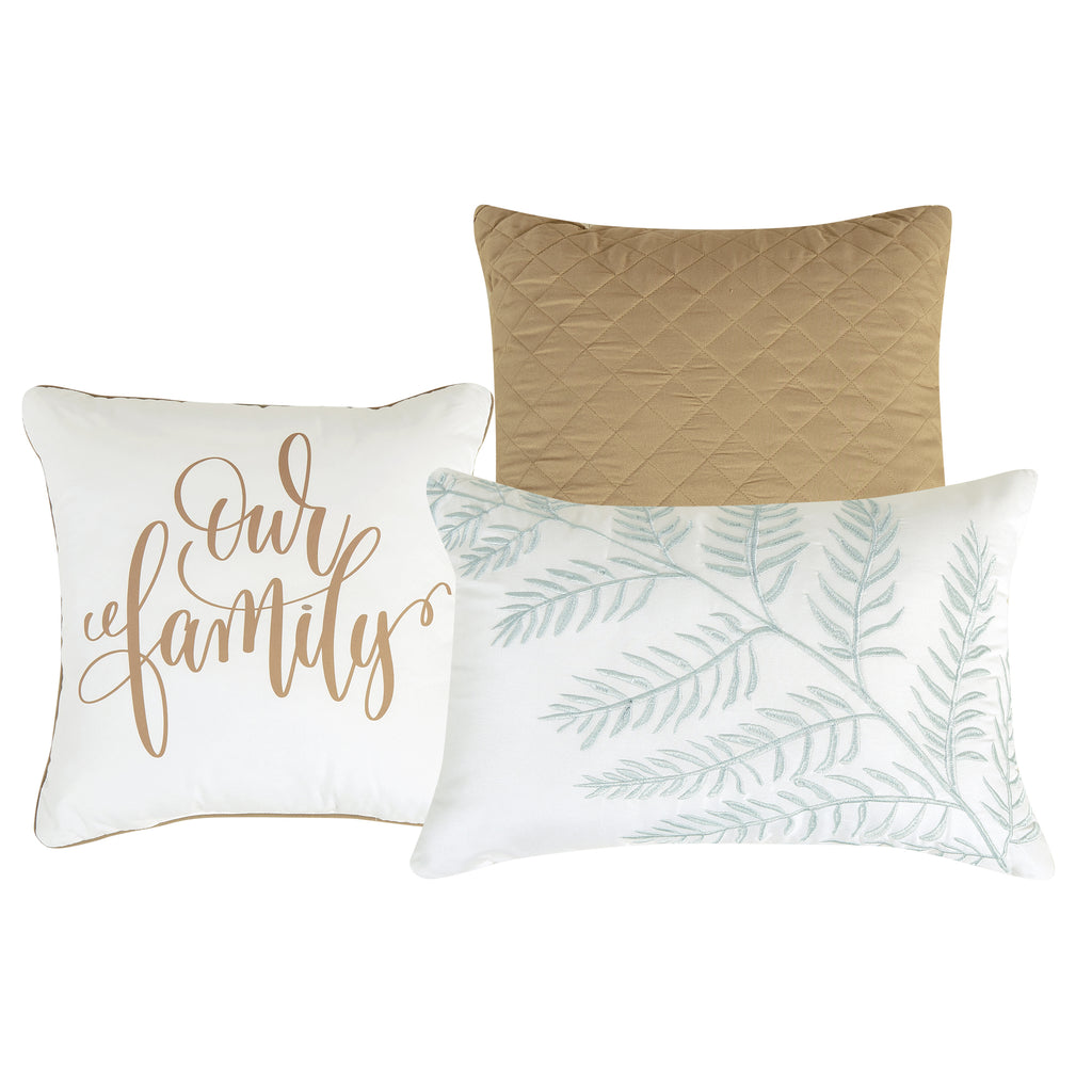 White Feather 6-Piece Comforter Set detail 2