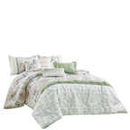 floral 7-piece comforter set, alternate product view