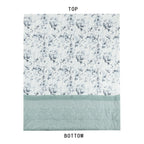 Alternate view of the Soft Mint Green and Grey Watercolor Floral Comforter Set