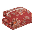 Red Paisley 7-Piece Comforter Set - comforter detail
