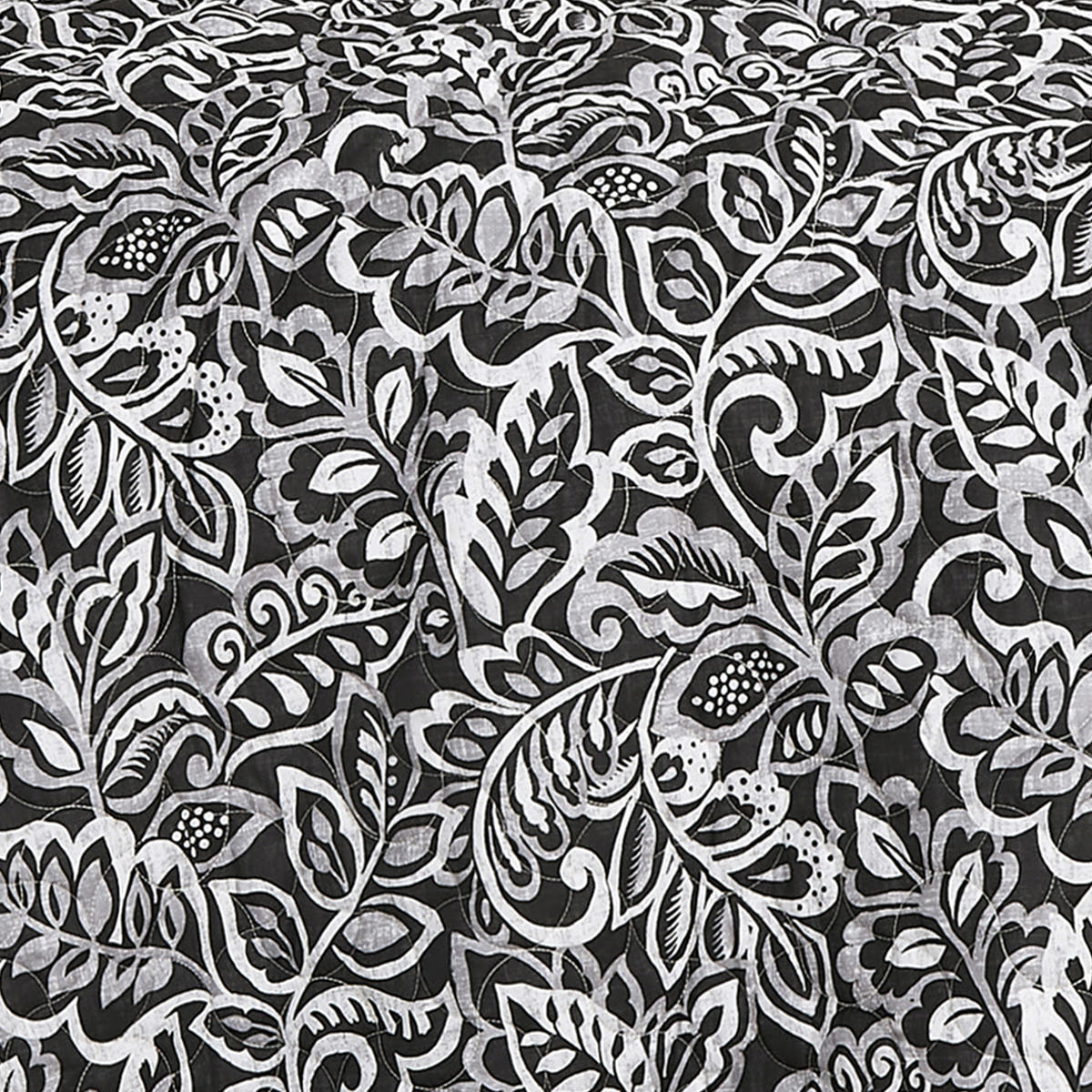 Black & White Botanical 3-Piece Bedspread Set - alternate product view 4