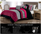 Hot Pink Animal Print 7-Piece Comforter Set - alternate product view 2