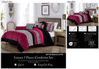 Hot Pink Animal Print 7-Piece Comforter Set - alternate product view 3