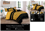 Yellow and Black Geometric 7-Piece Comforter Set - alternate product view 5