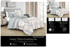 Sage Green Floral 7-Piece Comforter Set - alternate product view 7
