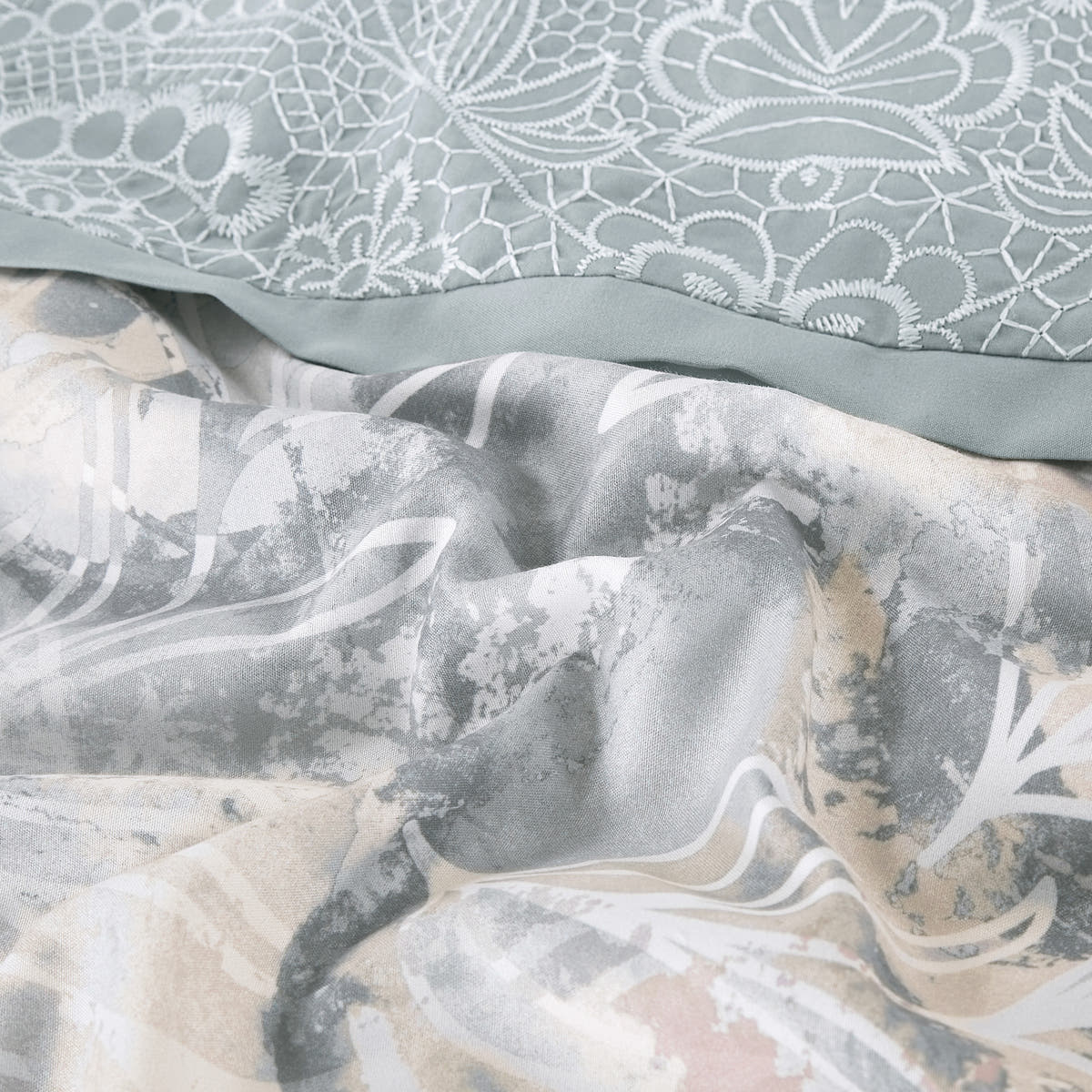 Sage Green Floral 7-Piece Comforter Set - alternate product view 5