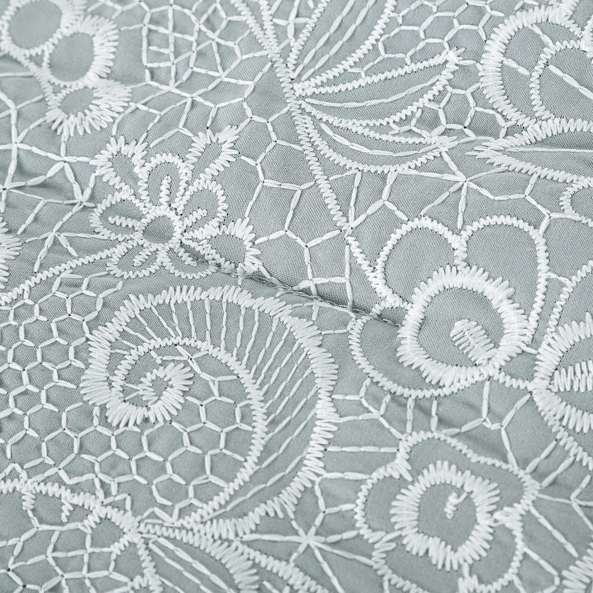 Sage Green Floral 7-Piece Comforter Set - alternate product view 6