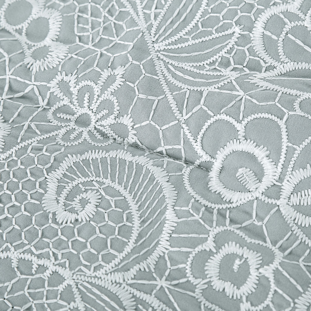 Sage Green Floral 7-Piece Comforter Set - alternate product view 6