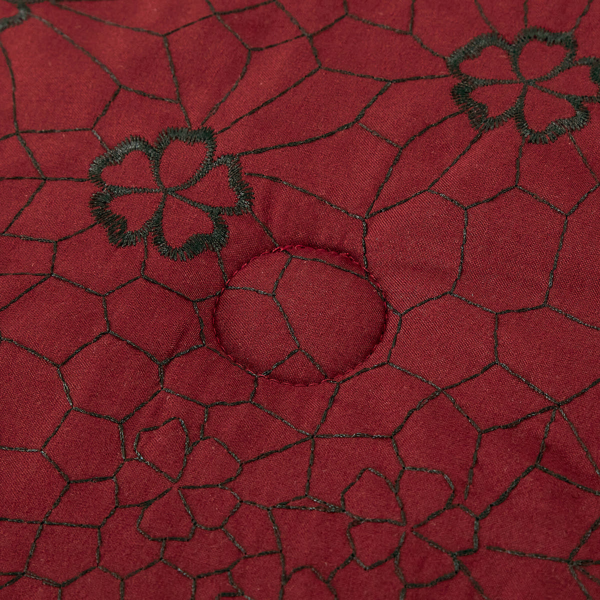 Burgundy Embroidered 7-Piece Comforter Set - alternate product view 4