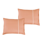 Coral Quilted 9-Piece Comforter & Sheet Set - pillow sham detail