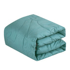 Mint Floral Quilted 9-Piece Comforter & Sheet Set - comforter detail