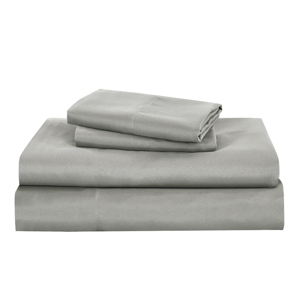 Mint Floral Quilted 9-Piece Comforter & Sheet Set - sheet detail