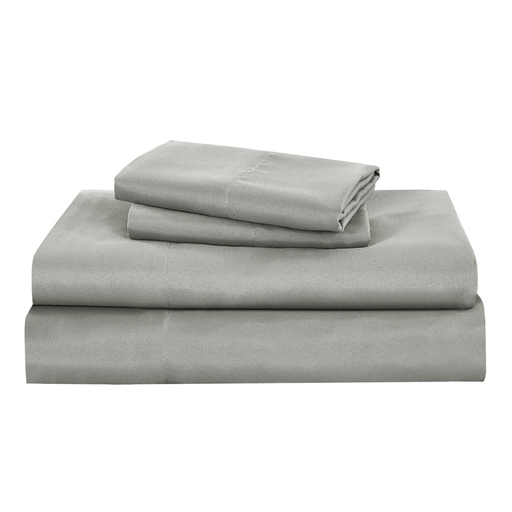 Teal Scroll Quilted 9-Piece Comforter & Sheet Set - sheet detail 2