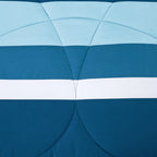 Blue Color Block 6-Piece Comforter Set