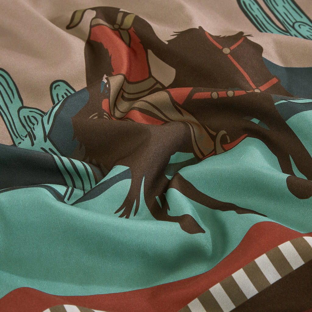 Teal Southwestern 6-Piece Comforter Set detail 2