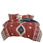 Red Southwestern 6-Piece Comforter Set detail 4