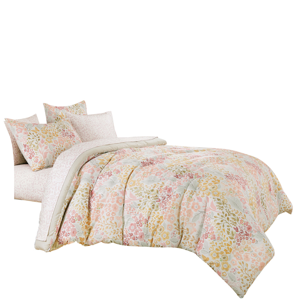 Pastel Floral 7-Piece Comforter Set detail 5