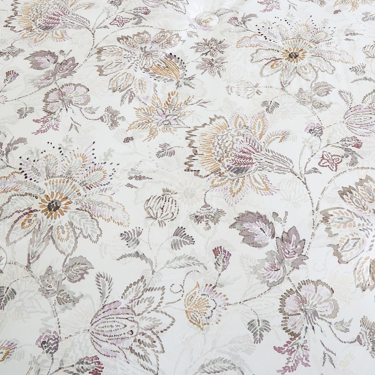 Grey Floral 7-Piece Comforter Set