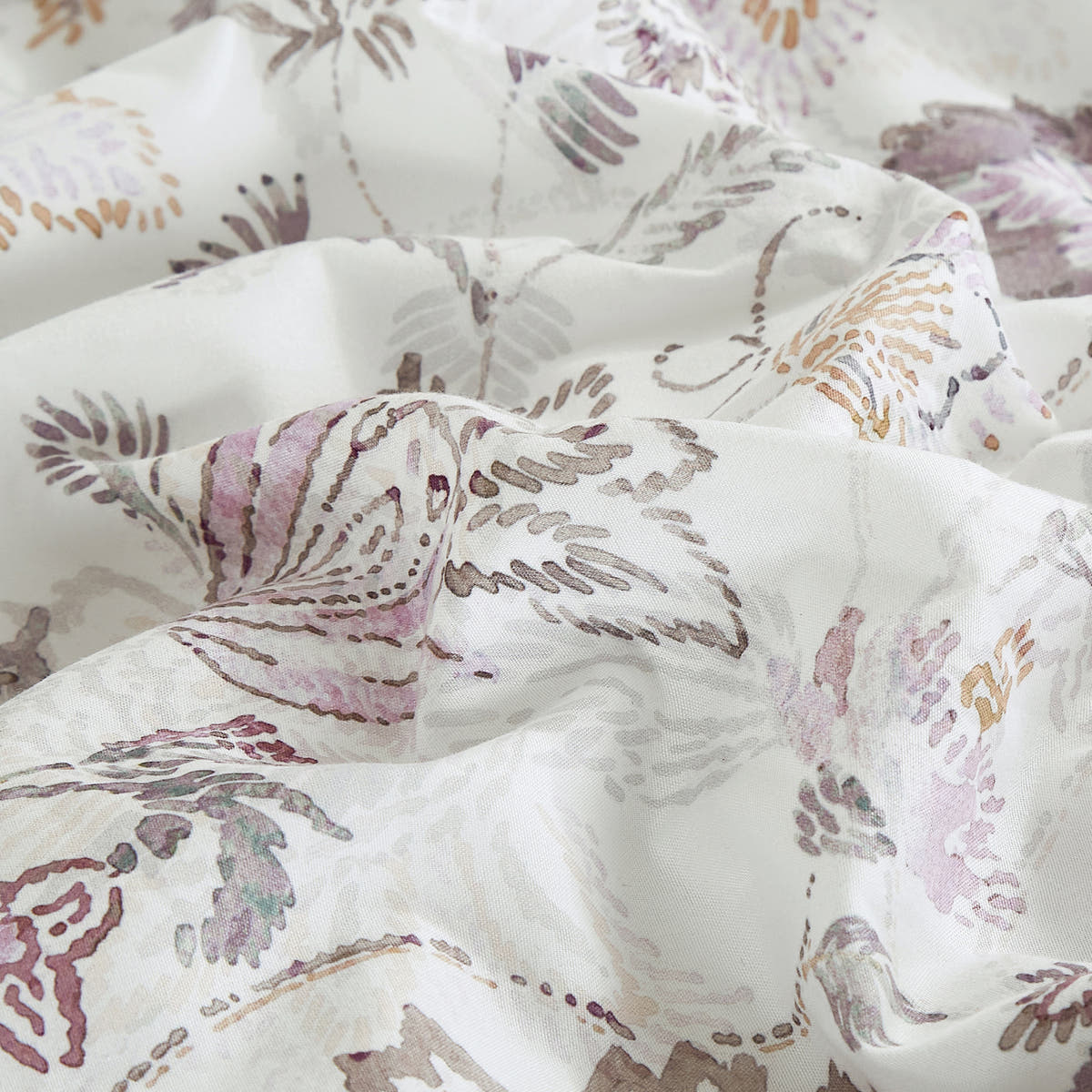 Grey Floral 7-Piece Comforter Set detail 2