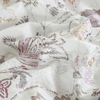 Grey Floral 7-Piece Comforter Set detail 2