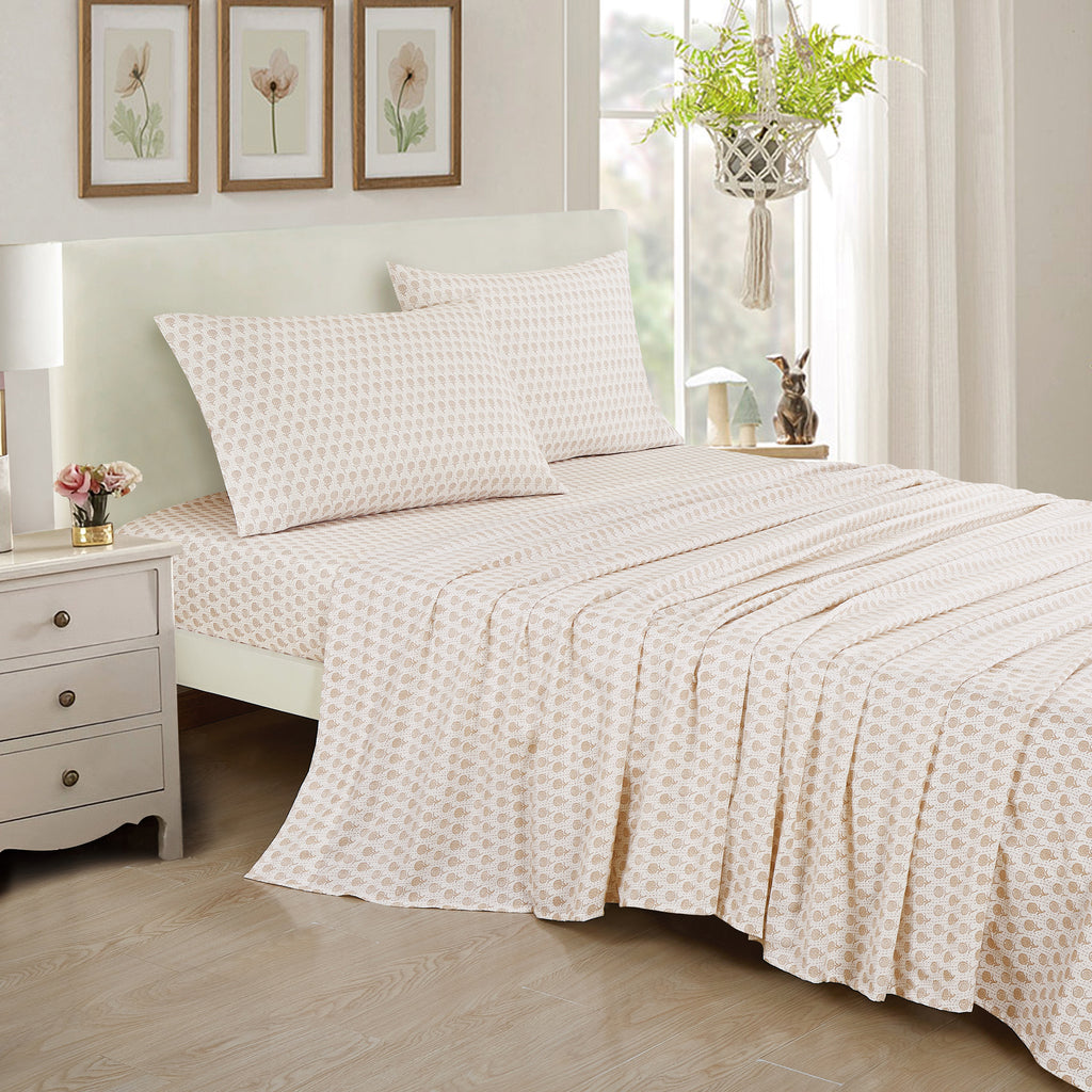Grey Floral 7-Piece Comforter Set detail 4
