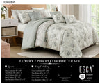 Seafoam Floral 7-Piece Comforter Set - alternate product view 2