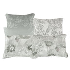 Seafoam Floral 7-Piece Comforter Set - decorative pillow detail