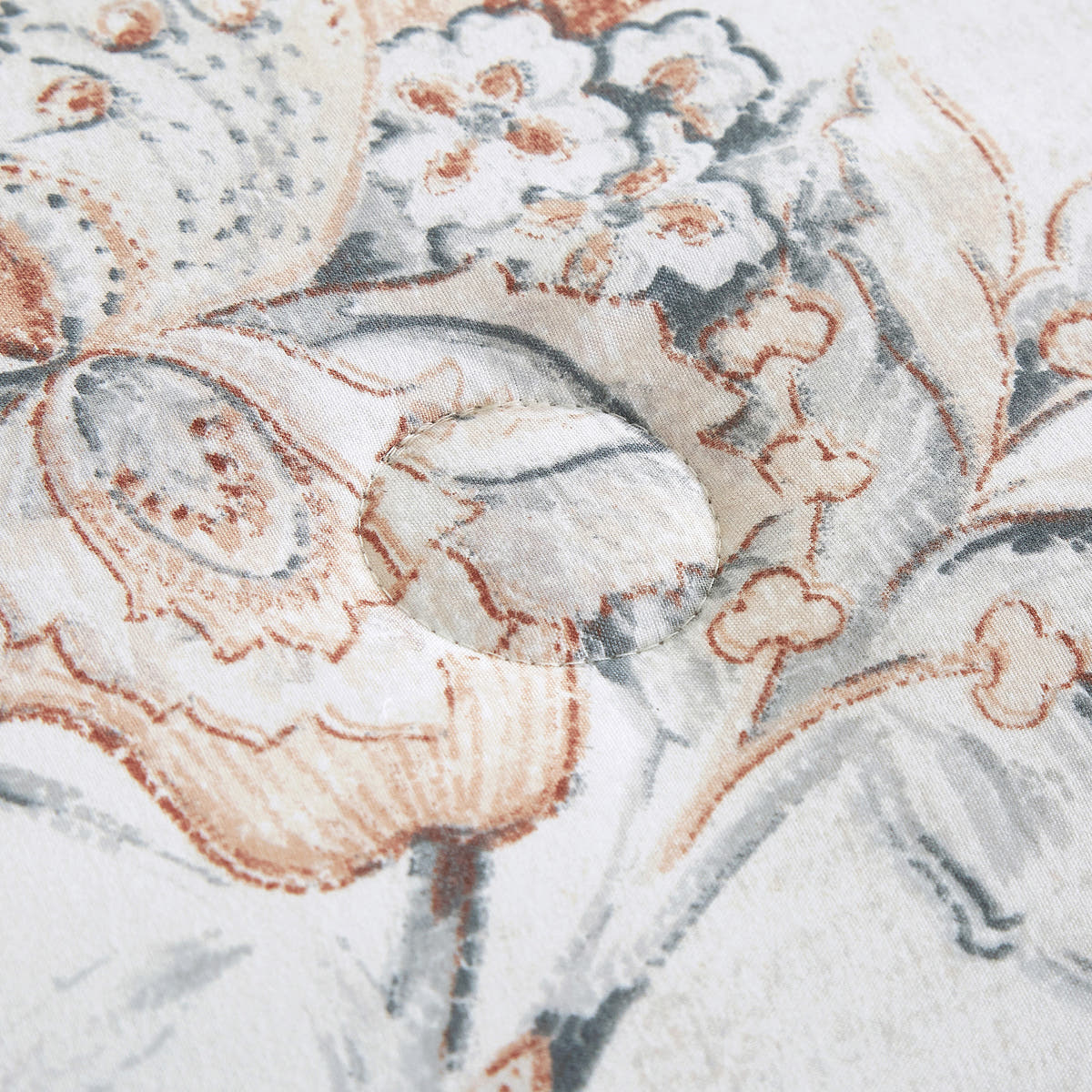 Beige Floral 7-Piece Comforter Set detail 1