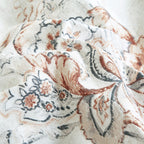 Beige Floral 7-Piece Comforter Set detail 2