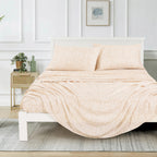 Beige Floral 7-Piece Comforter Set detail 3
