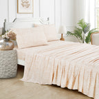 Beige Floral 7-Piece Comforter Set detail 6