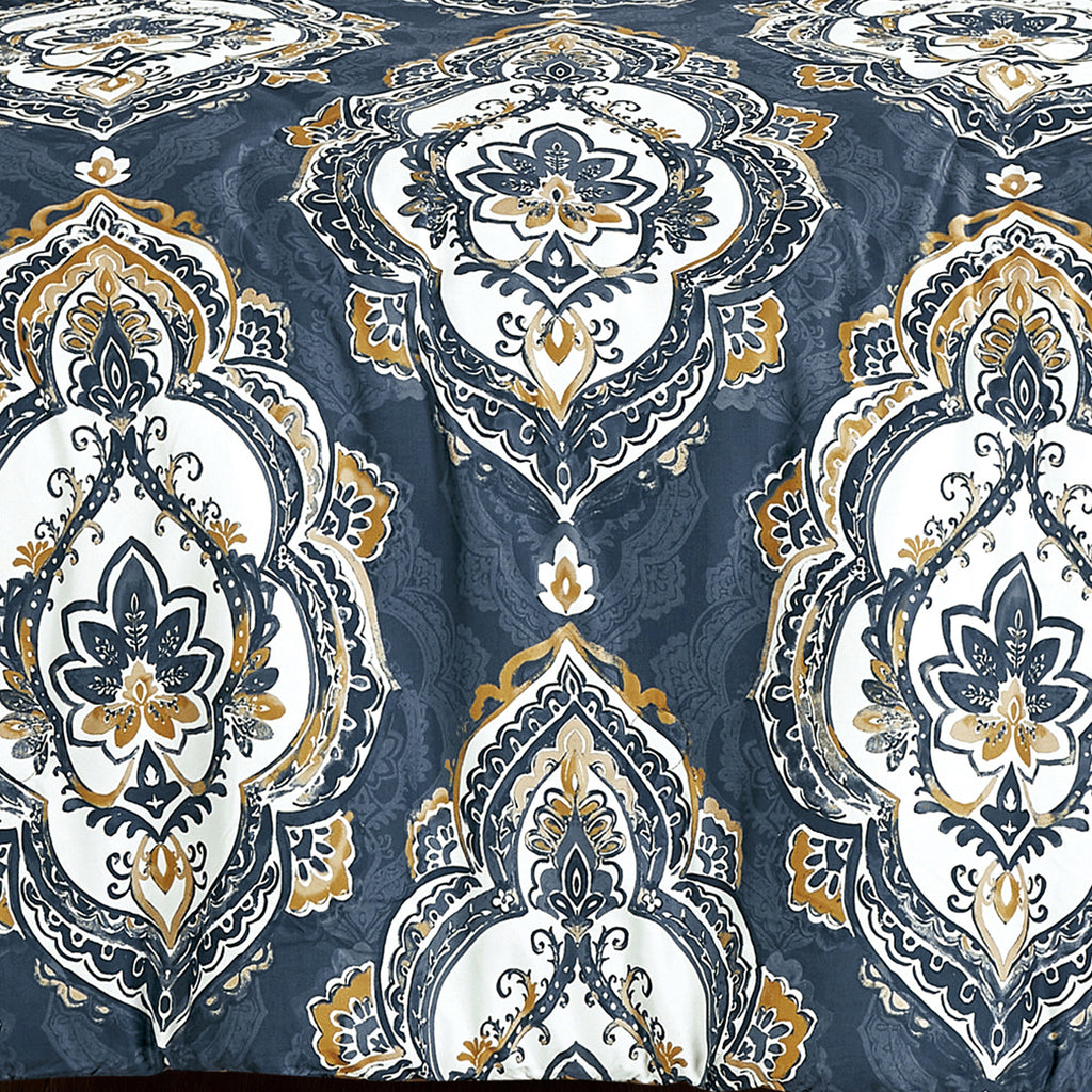 Blue Paisley 7-Piece Comforter Set detail 1