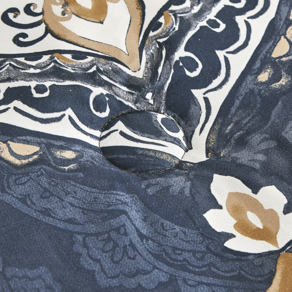 Blue Paisley 7-Piece Comforter Set detail 2