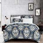 Blue Paisley 7-Piece Comforter Set detail 8