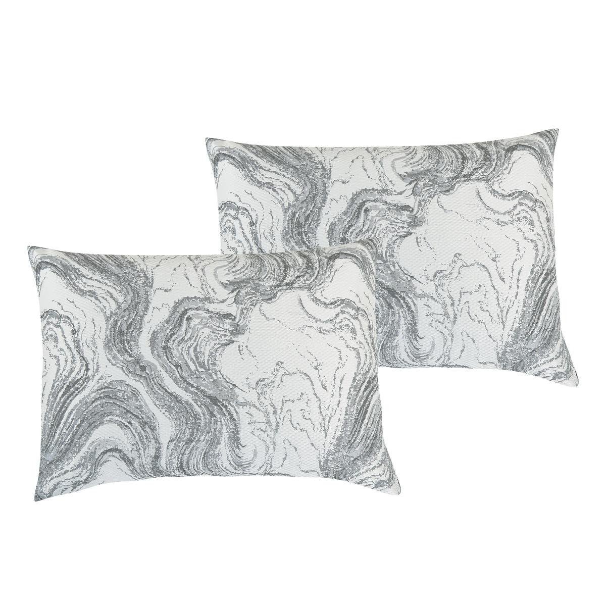 Silver Jacquard 7-Piece Comforter Set - pillow sham detail