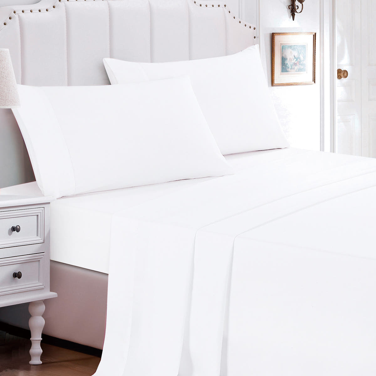 Black Color Block 7-Piece Comforter Set