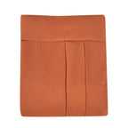 Comforter detail from the Two-Tone Terracotta 7-Piece Complete Bedding Set with Brown Sheets