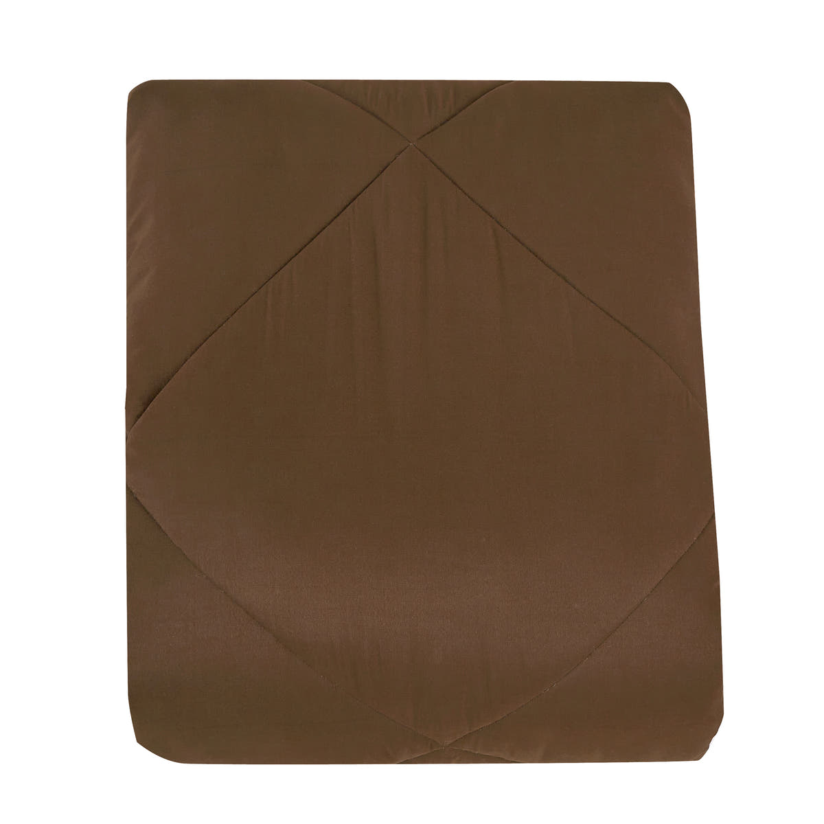 Comforter detail from the 7-Piece Espresso Brown Comforter Set with Contrasting Sheets