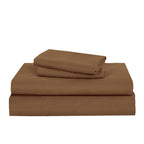 Sheet detail from the 7-Piece Espresso Brown Comforter Set with Contrasting Sheets