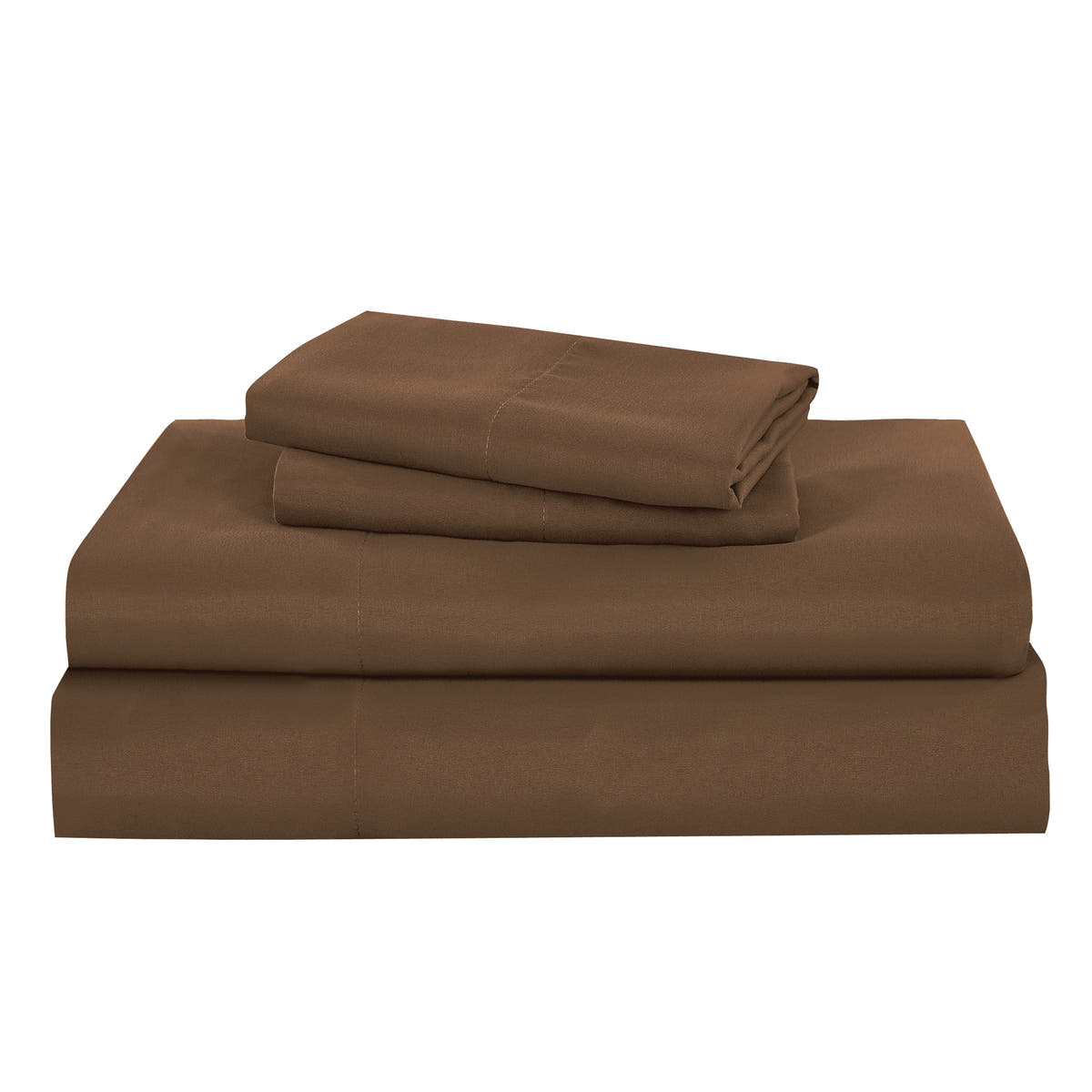 Sheet detail from the Two-Tone Deep Red and Brown 7-Piece Complete Bedding Ensemble